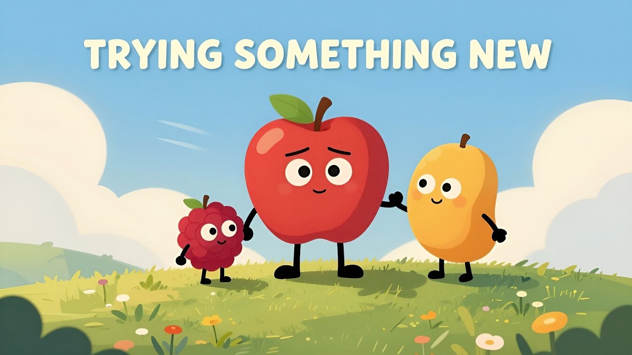 Alfie Apple and the Windy Hill 🍎 | A Gentle Story About Courage & Trying Something New