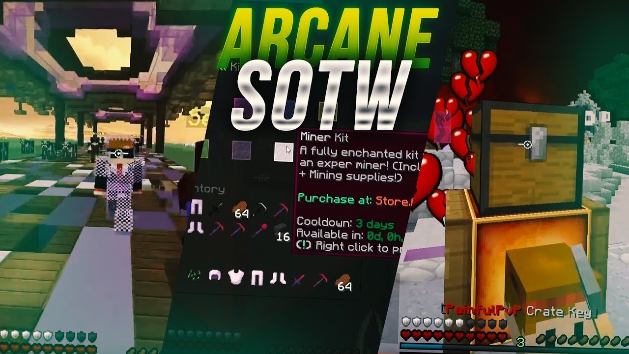 Minecraft HCF - THE ARCANE SOTW!!! *CRAZY* ( Arcane Factions )
