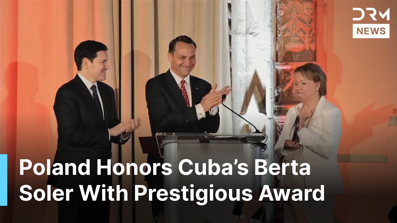 FULL CEREMONY: Cuban Activist Berta Soler Wins Lech Wałęsa Solidarity Award in Poland | AQ1G
