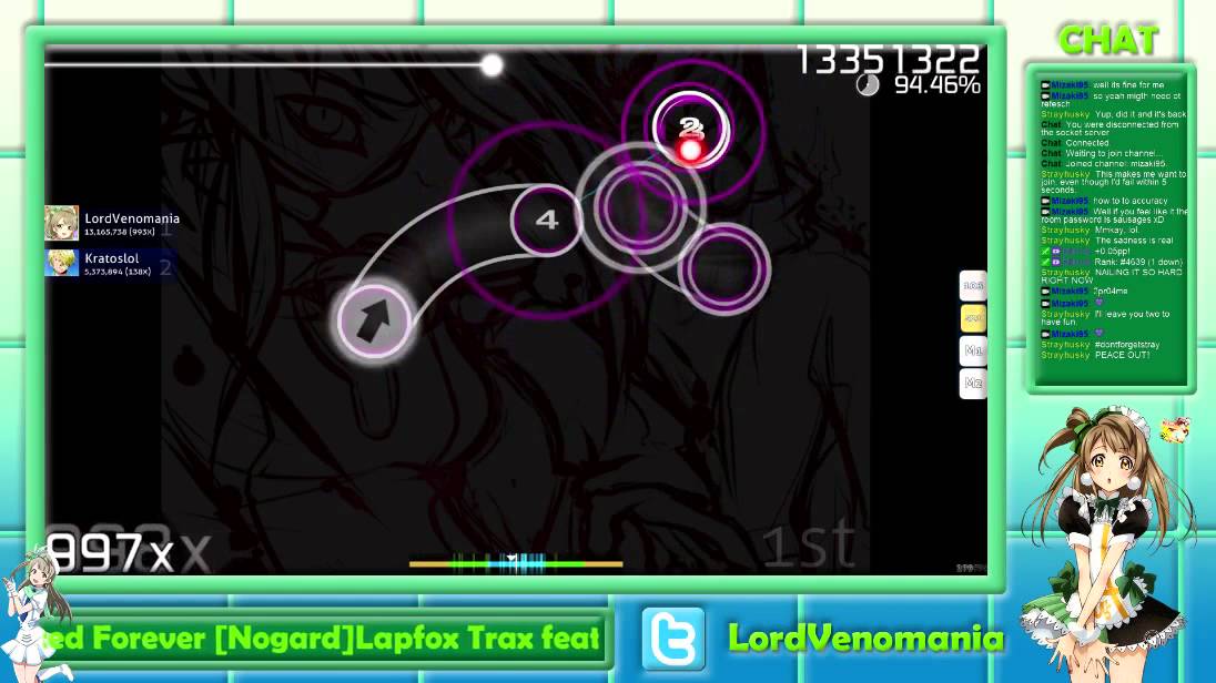 Osu! - Lapfox Trax feat guilhox - Lapfoxed forever [Nogard]