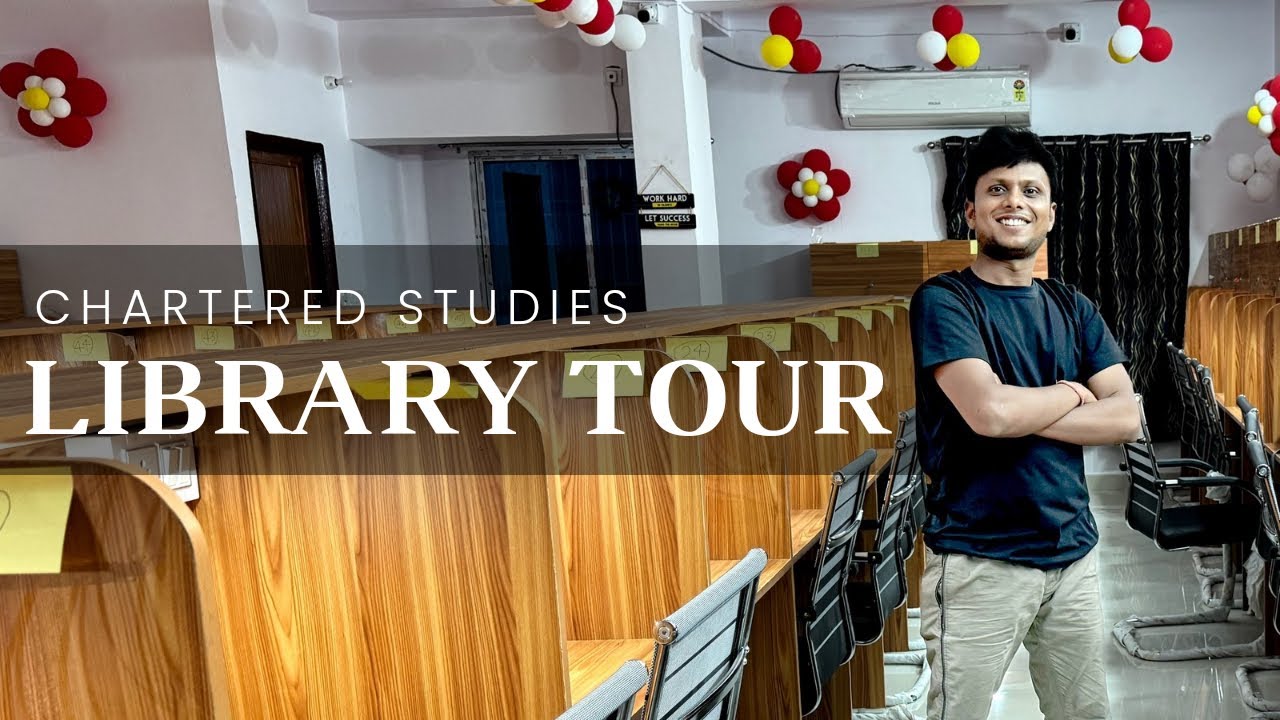 Chartered Studies Library Tour | CHARTEREDSTUDIES library Full vlogs