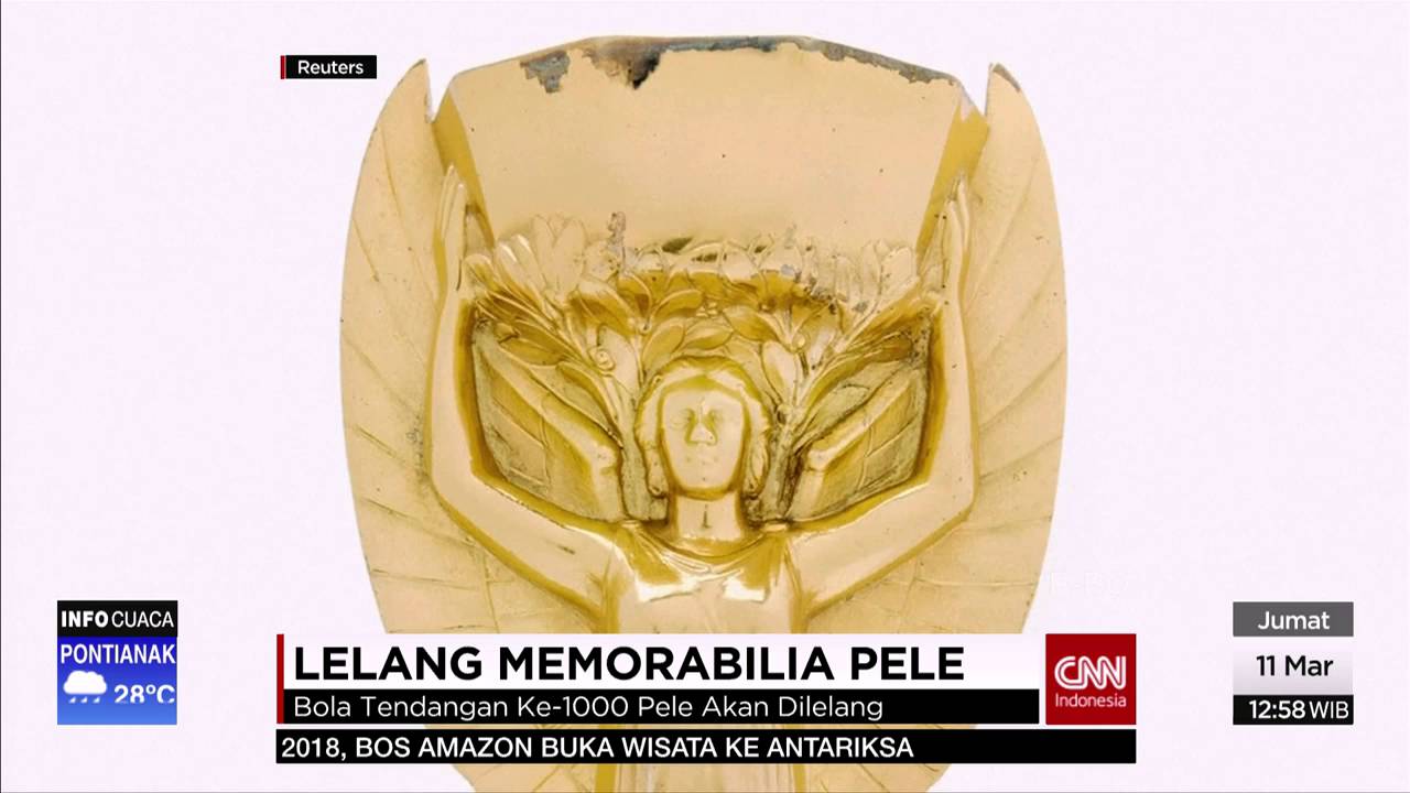 CNN News Report - Lelang Memorabilia Pele