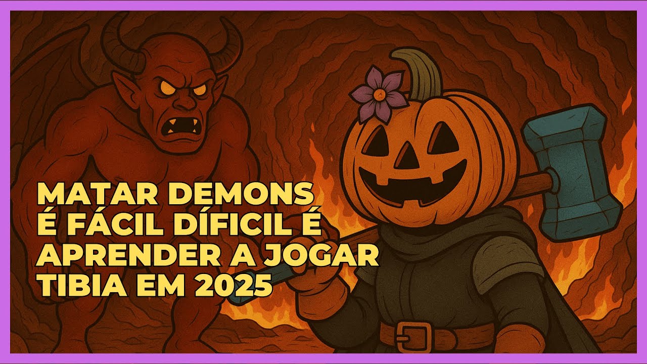 🎀 TIBIA &ndash; DIFICULDADES QUE S&Oacute; UMA KNIGHT INICIANTE ENTENDE | DEMON BOOSTADO HERO CAVE 300K/H PROFIT