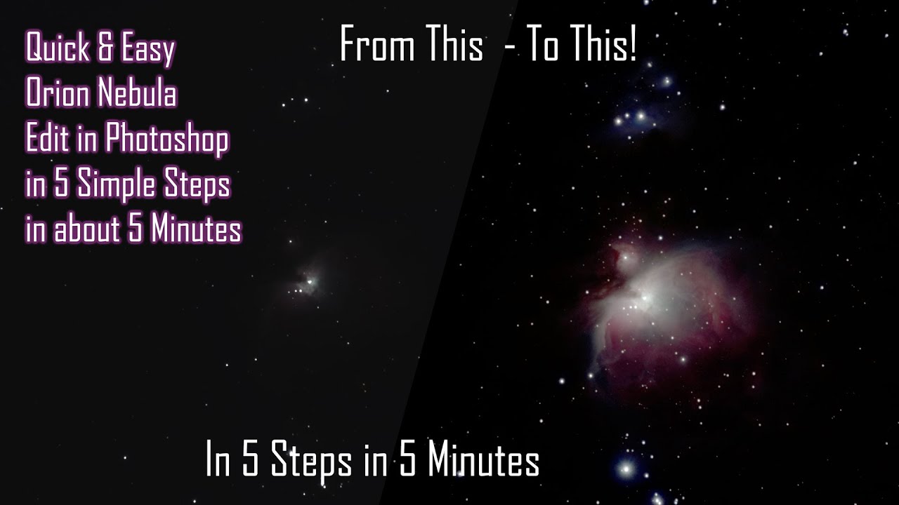 Orion Edit in 5 Easy Steps in 5 minutes.