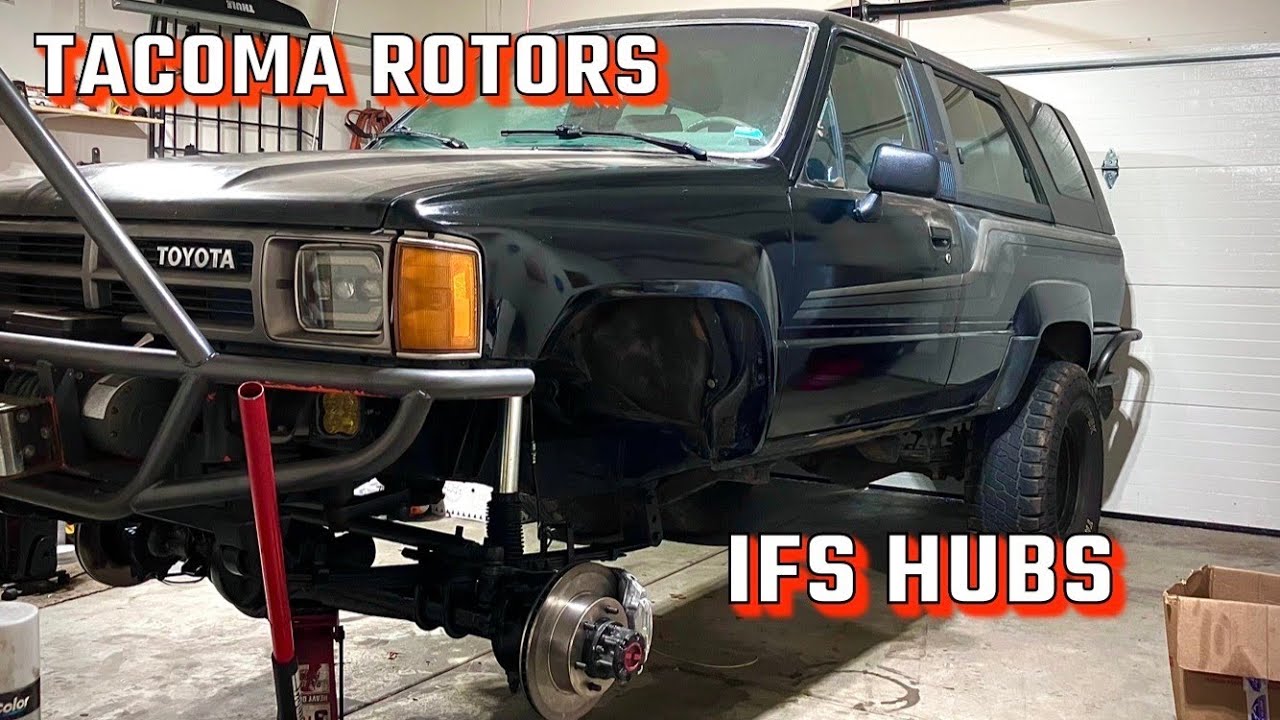 1st Gen Toyota 4unnner Gets Big Brake Upgrade! |IFS HUBS| Tacoma Rotors|Toyota Straight Axle|
