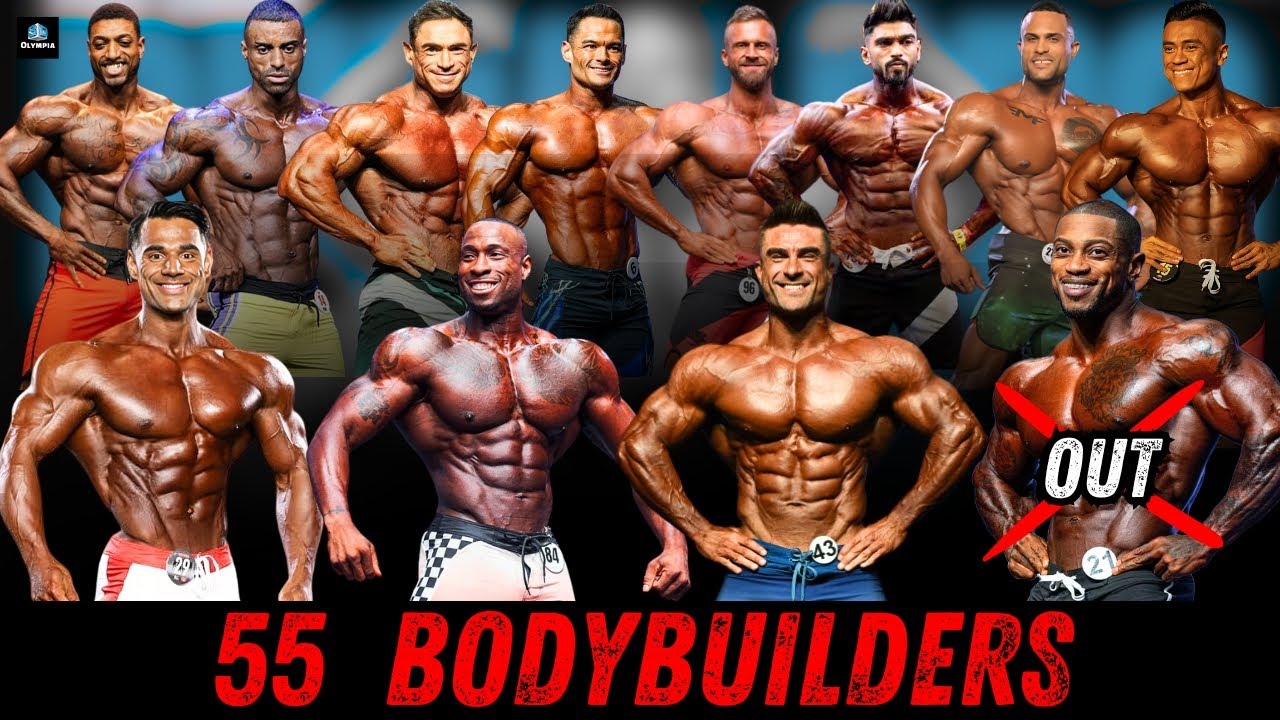 MEN'S PHYSIQUE ПОЛНЫЙ СОСТАВ - ОЛИМПИЯ 2024 (55 УЧАСТНИКОВ)