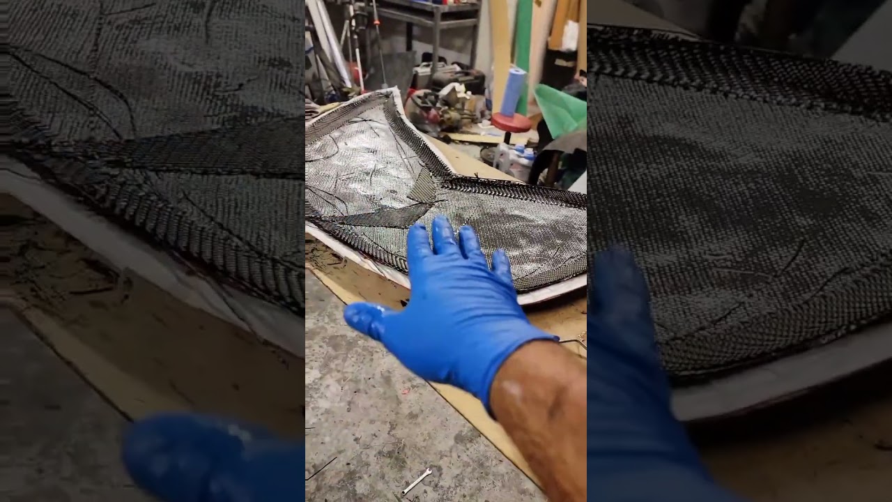 Making a forged carbon fiber part for the Lotus