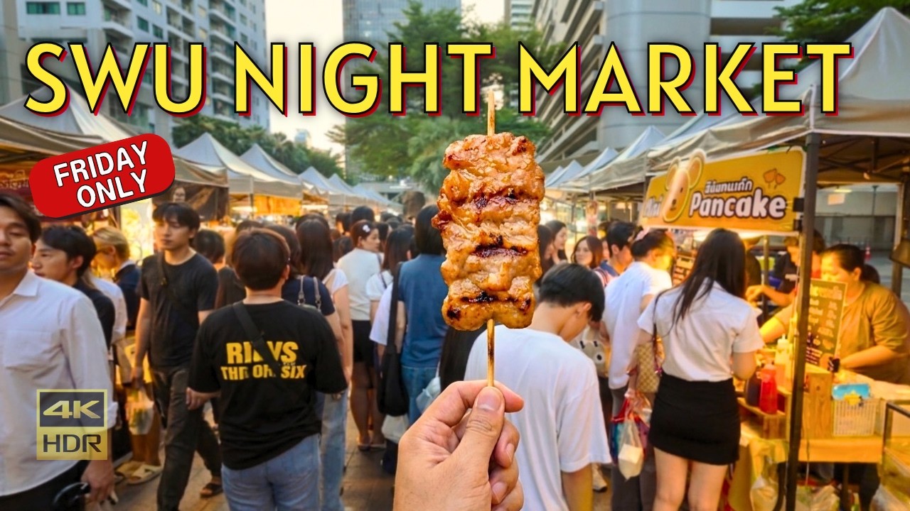 [БАНГКОК] Только по пятницам! Лучший стрит-фуд в Асоке &mdash; SWU Night Market🥧