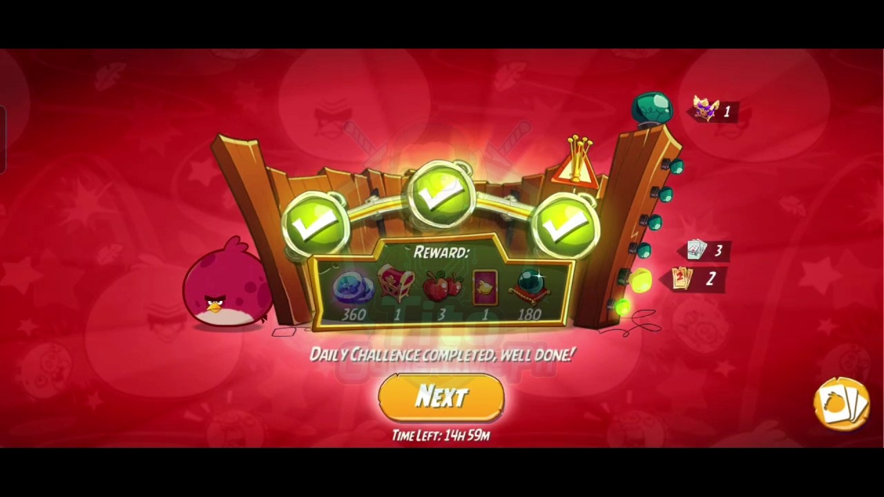 Angry Birds 2 Daily Challenge | AB2 4-4-5 | Terence | 1 March 2026