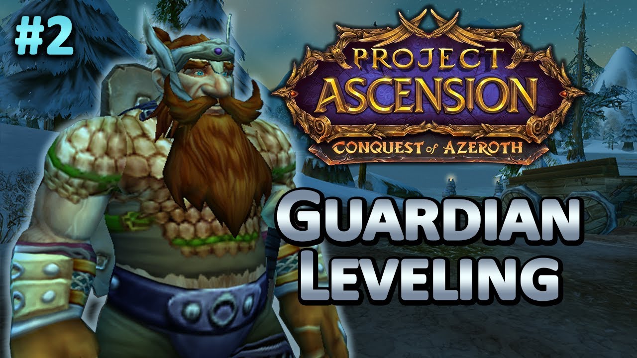 Relaxed WoW leveling. Guardian custom class in Conquest of Azeroth Hardcore mode. Ep.02