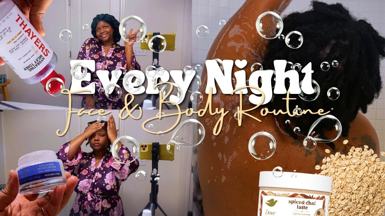 Glass Skin & Vanilla Cashmere | EVERYDAY SHOWER ROUTINE 💦🛁💅🏾