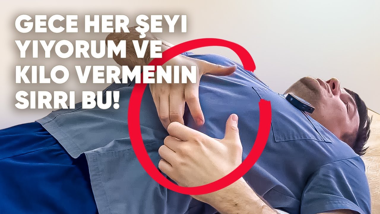 Gece yiyorum ve bu egzersizden sonra uyurken 532 gram kaybediyorum!