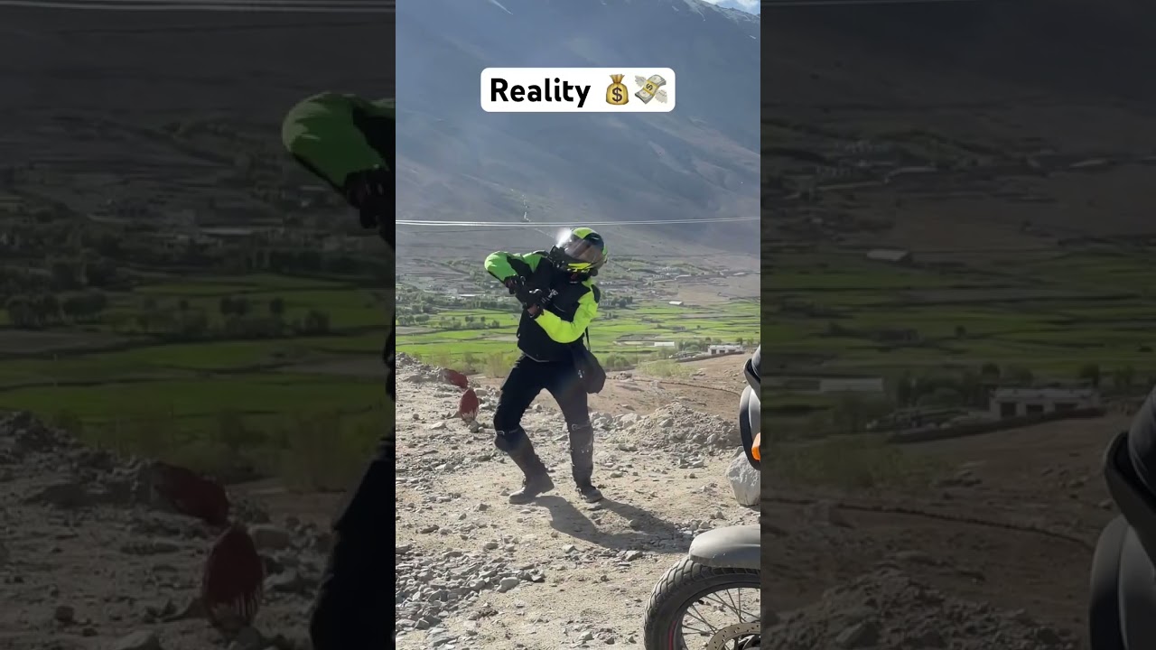Expectations vs Reality | Umlingla Pass @rishabhviews #ladakh #umlinglapass #umlingla #bike