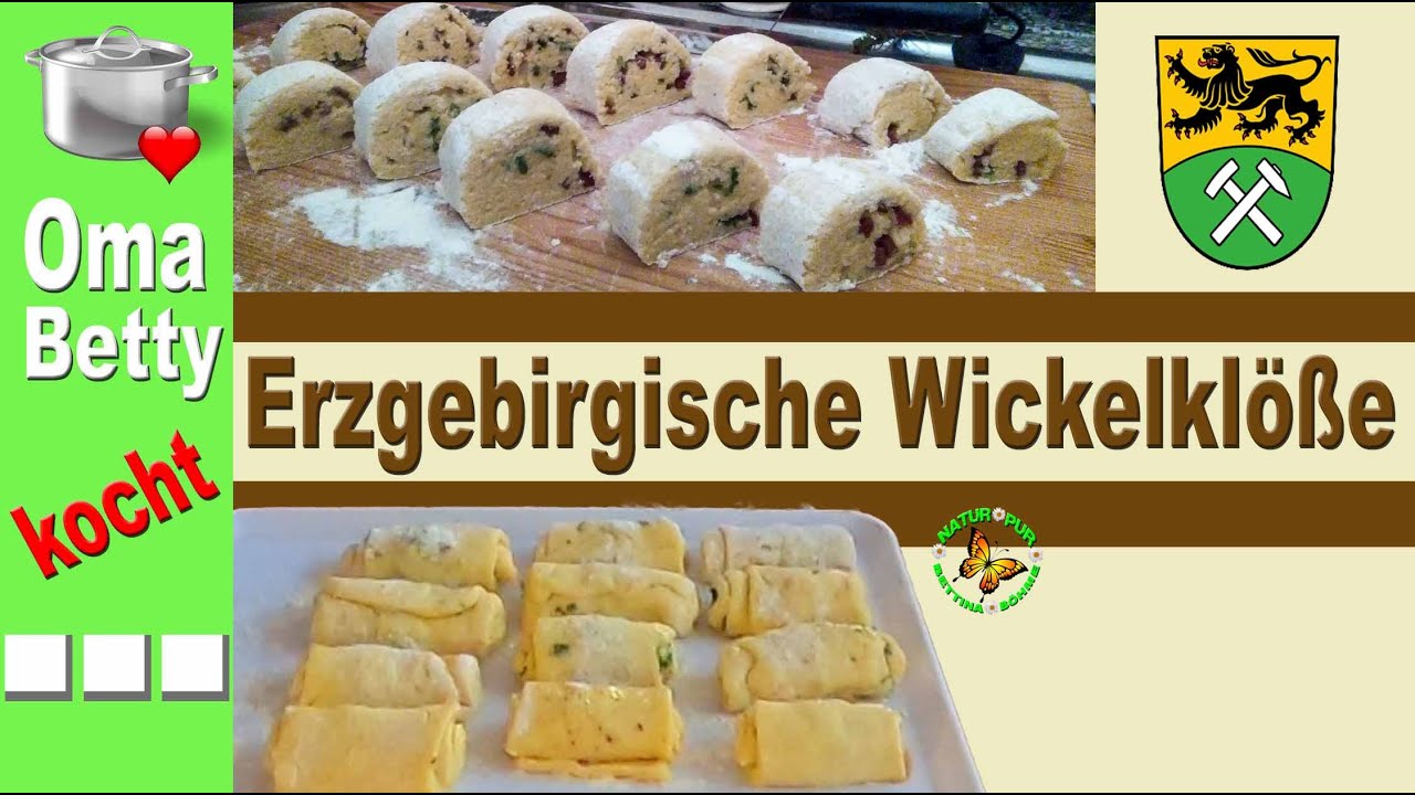 Wickelklöße, beliebt und bekannt aus dem Erzgebirge