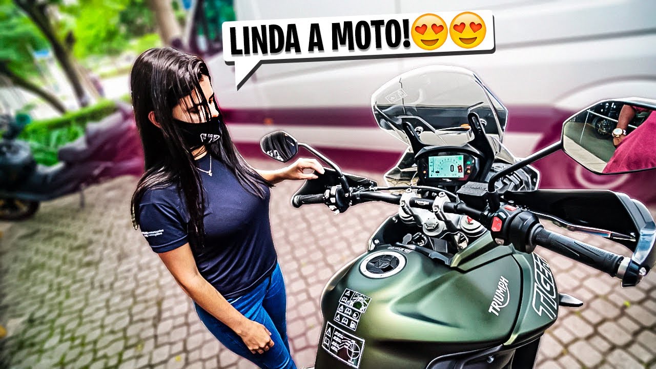 ELA DESBLOQUEOU MINHA TIGER 800 ZERO KM NA CONCESSIONARIA