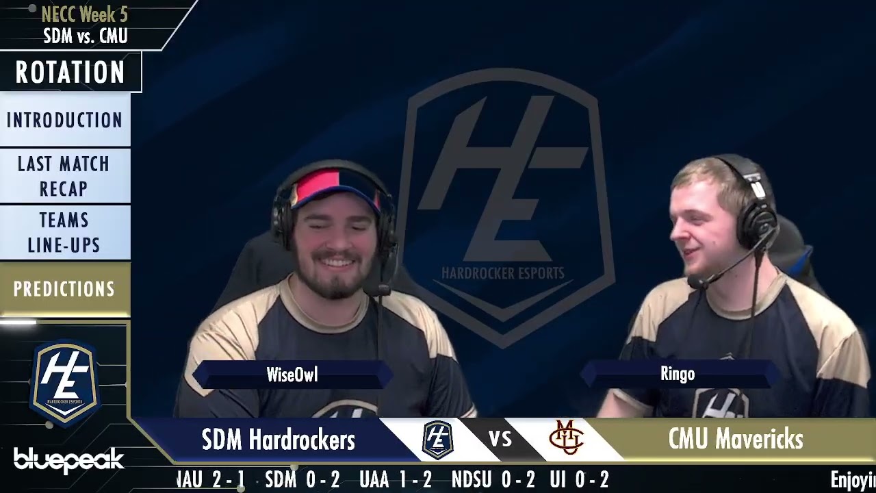 Overwatch - NECC Week 5 - SDM vs. CMU ~~ Commentary By WiseOwl & Ringo