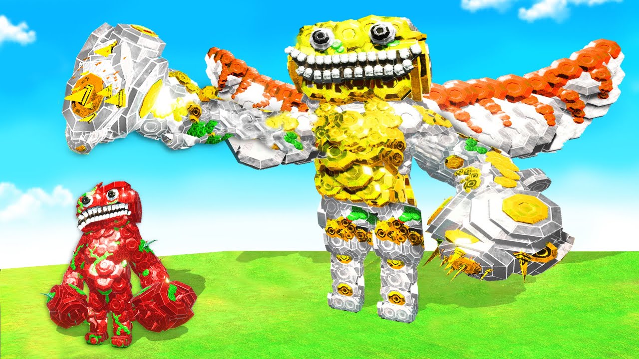 GOOD JUMBO JOSH vs EVIL JUMBO JOSH!  Garten of BanBan 2 Character! - Animal Revolt Battle Simulator