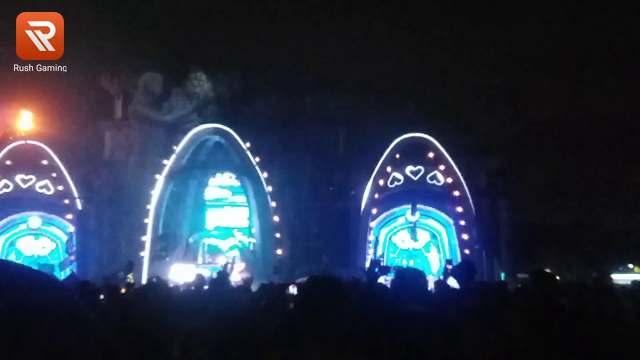 EDC Orlando 2018 how the main stage caught fire it was too lit