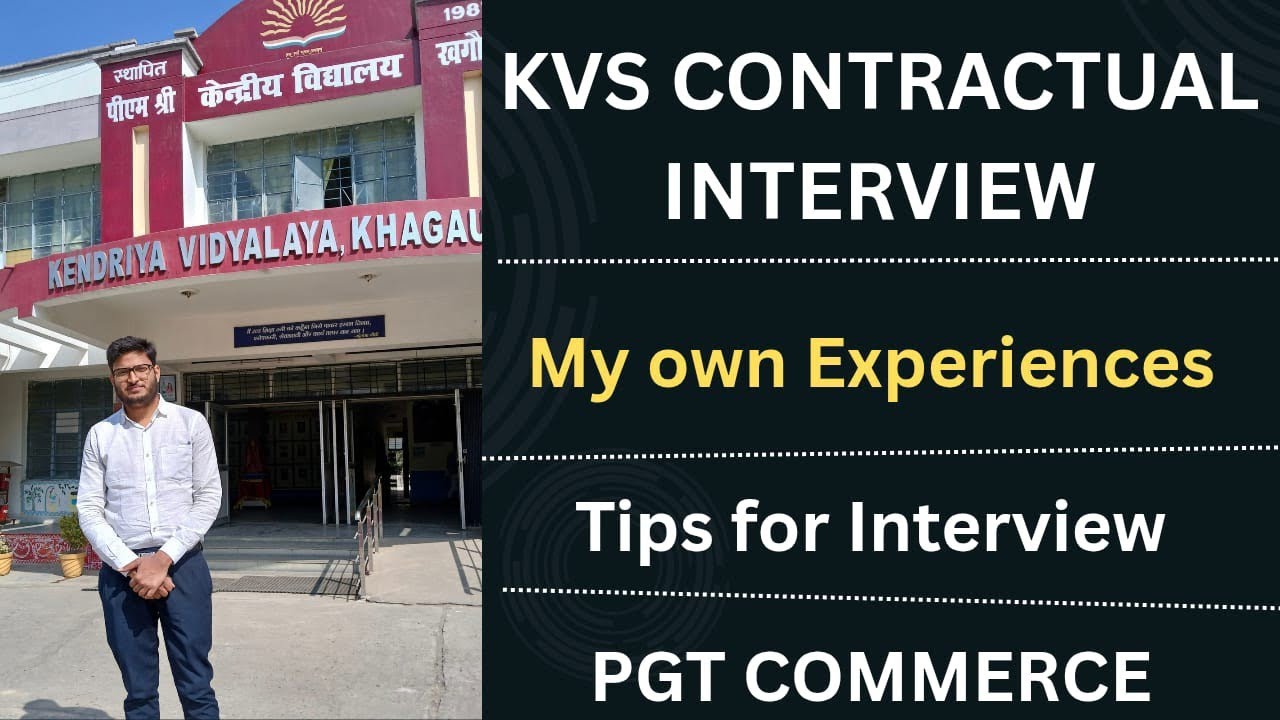 KVS Contractual Interview 2026 | Full Process + Questions & Answers | PGT