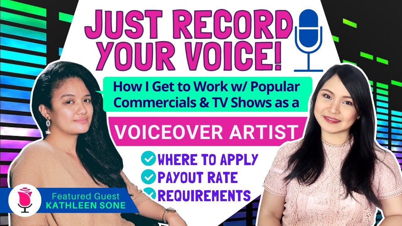 Earn from Anywhere as a Voice Over Artist Featuring Kathleen Sone
