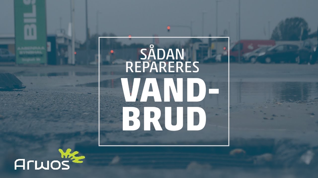 Sådan repareres vandbrud