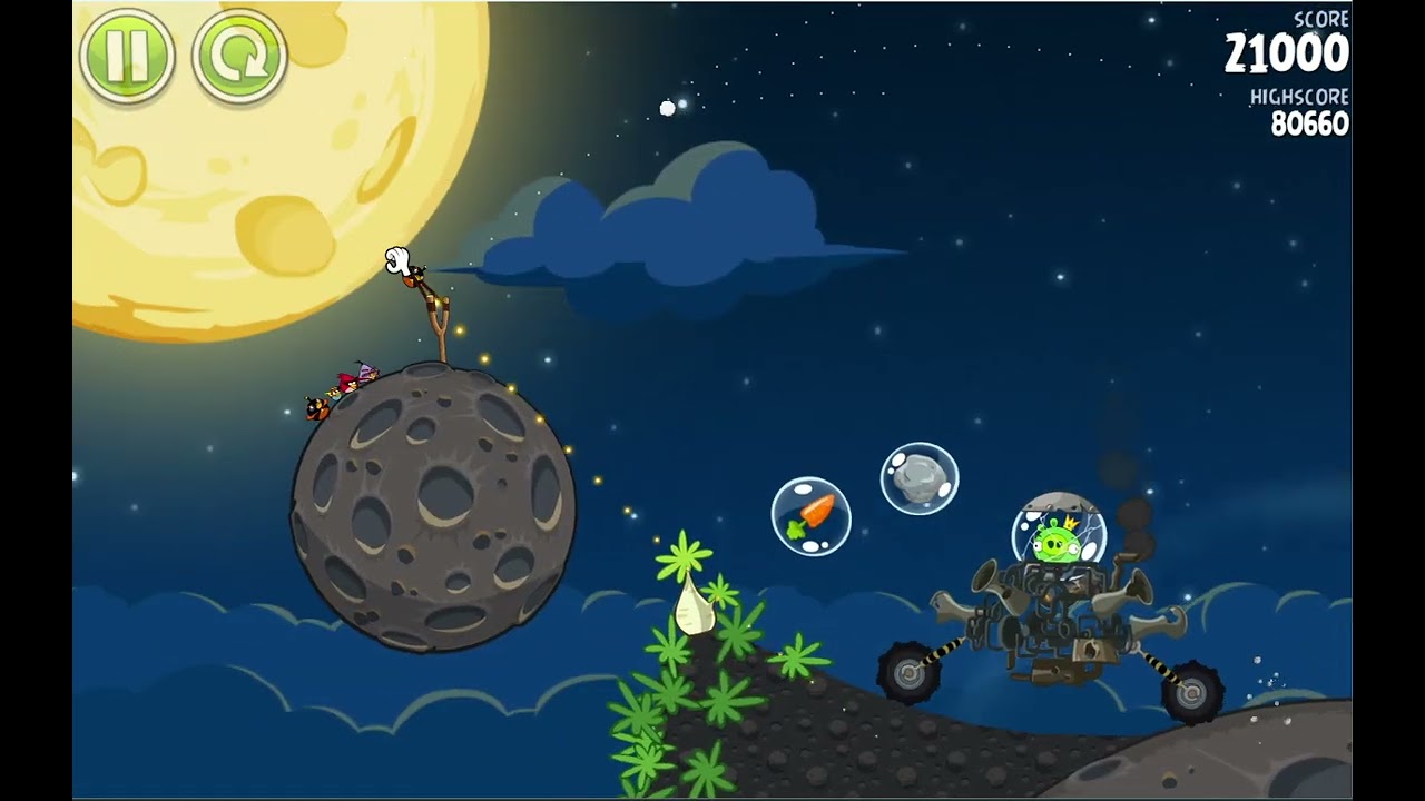 Angry birds space level 30