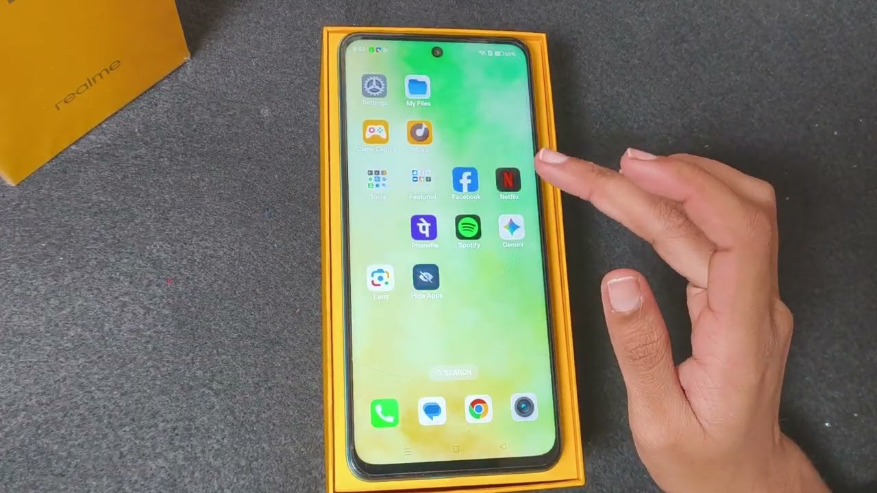 Как скрыть приложение на Realme P4 Power | как скрыть приложение