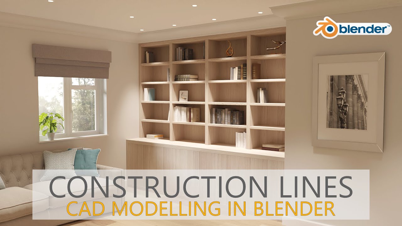 Installing And Using Construction Lines For Blender