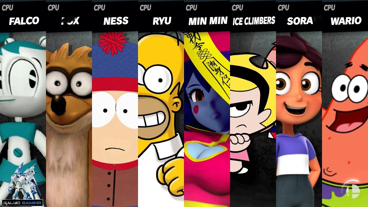 Jenny vs  Rigby vs  Stan vs  Homer vs  Hsien-Ko vs  Billy & Mandy vs  Luz vs Patrick
