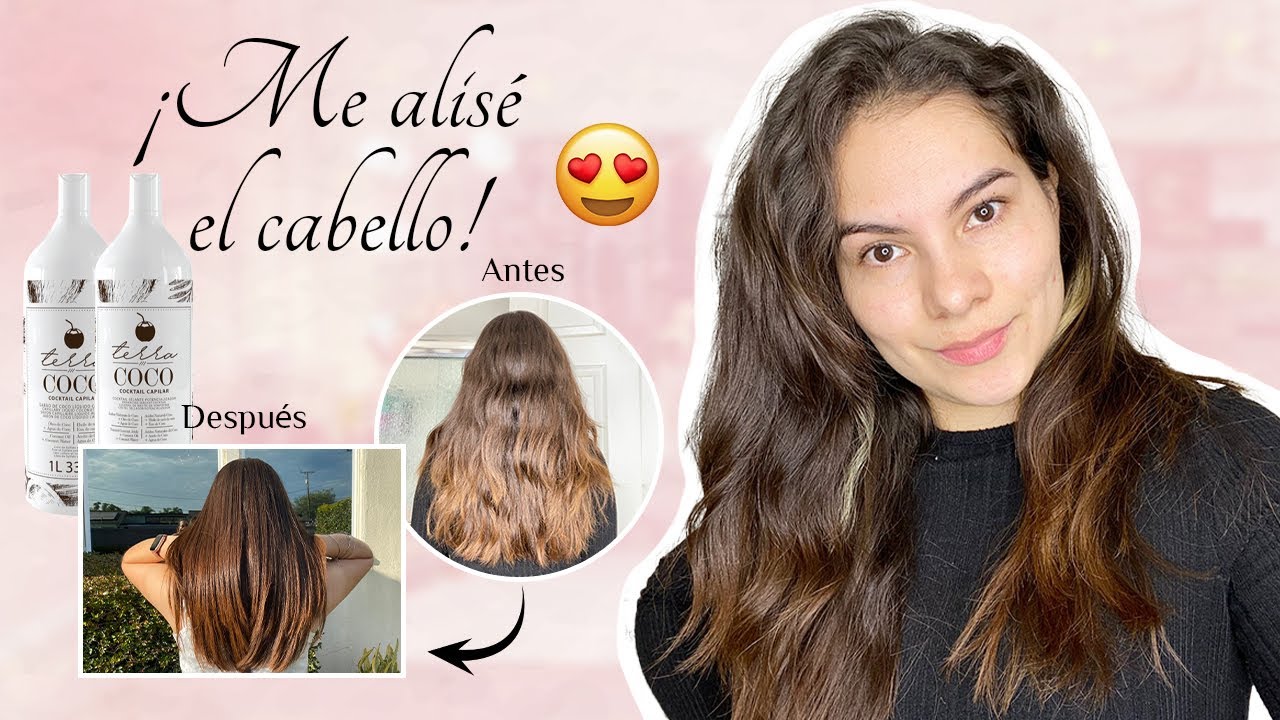 ME HICE UN ALISADO VEGANO Y ASI QUEDO MI CABELLO 😱 /TERRA COCO YBERA PARIS. #alisado #yberaparis