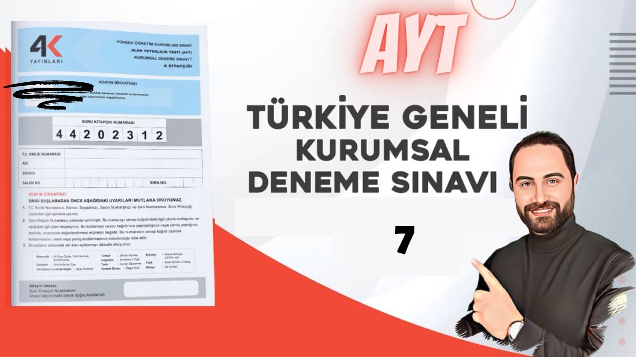 4K AYT Türkiye Geneli Deneme Sınavı-7 Felsefe Grubu Soru Çözümleri
