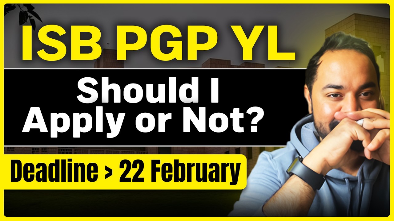 ISB PGP YL | Should you apply or not? Batch Profile | Application Deadline | Placements