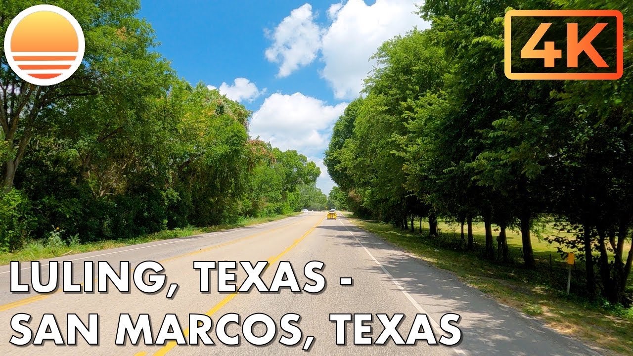 Luling, Texas to San Marcos, Texas!  Drive with me on a Texas highway!