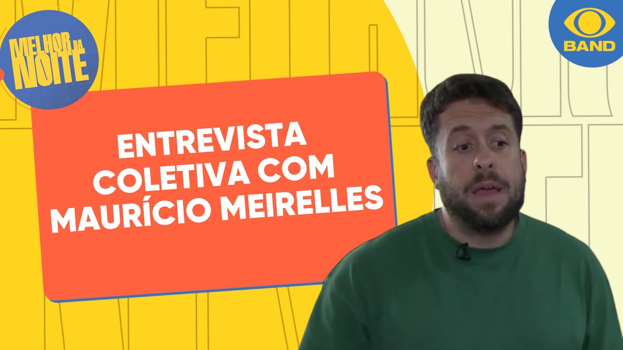 Entrevista coletiva: Maurício Meirelles responde sobre polêmicas e famosos | Melhor da Noite