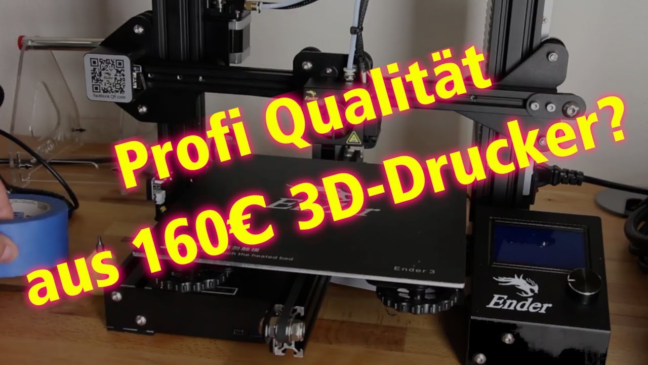 Creality3D Ender 3 - Anet A8 Alternative? - 3D Drucker Test