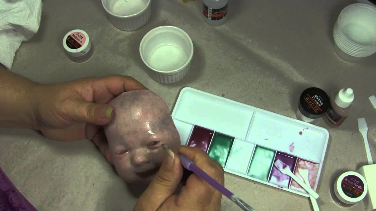 How to Paint with Platinum Silicone -  Part 6