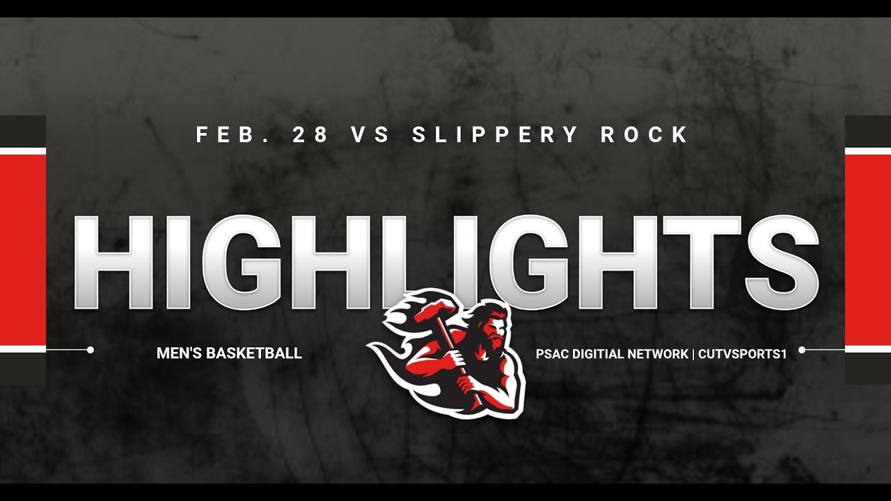 HIGHLIGHTS CALIFORNIA (PA) VS SLIPPERY ROCK (WOMEN'S BASKETBALL)