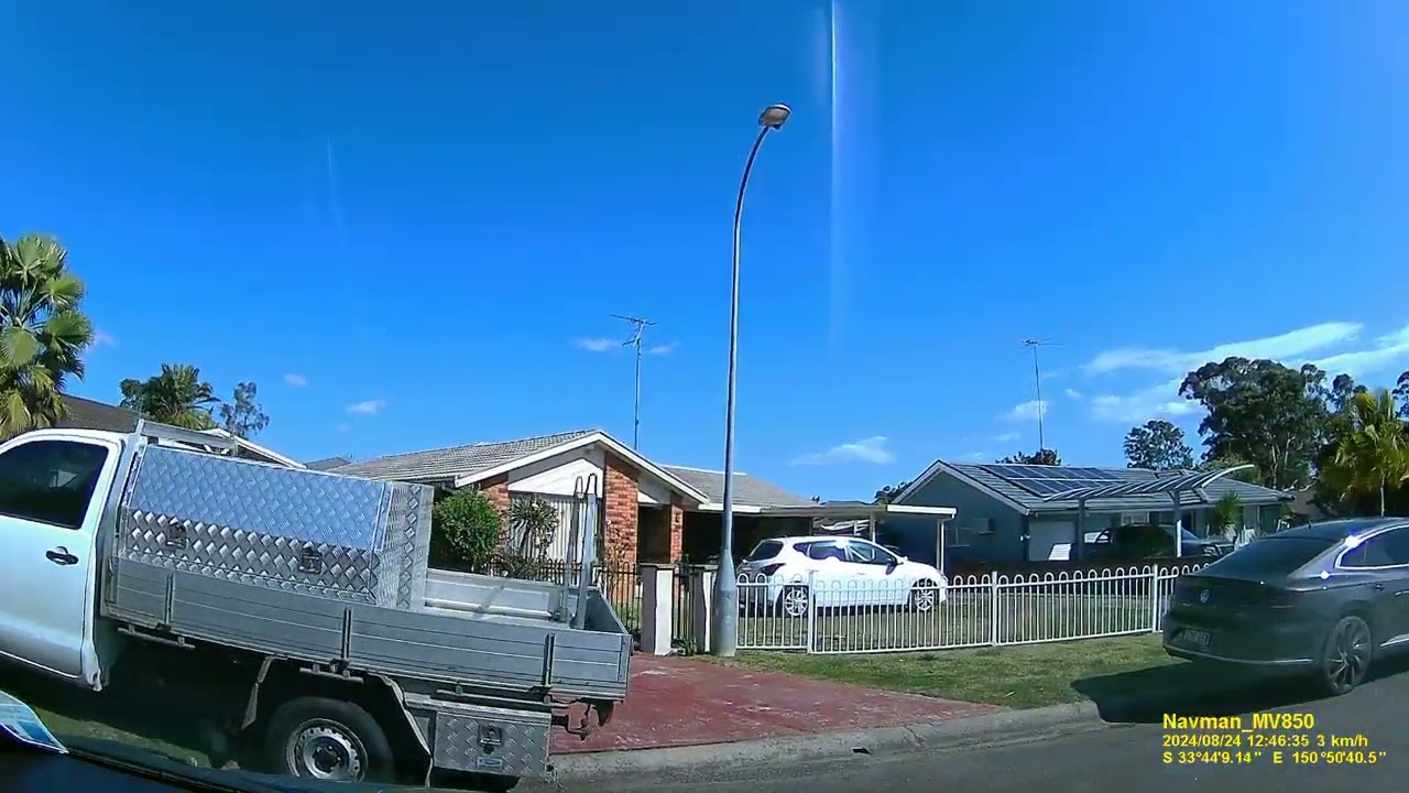 De Lange Place & Rooty Hill Rd North, Oakhurst | dashcam FILE240824-1245