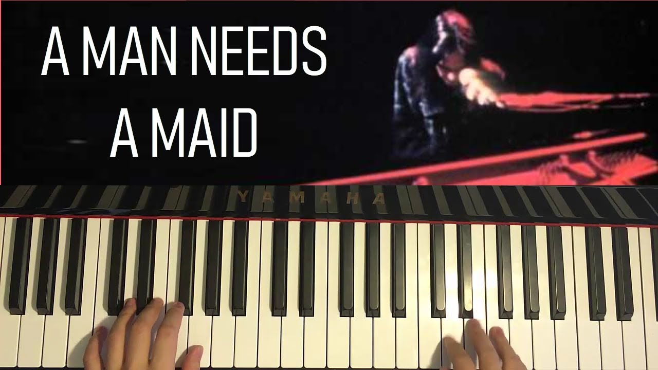 Neil Young - A Man Needs A Maid (Piano Tutorial Lesson)