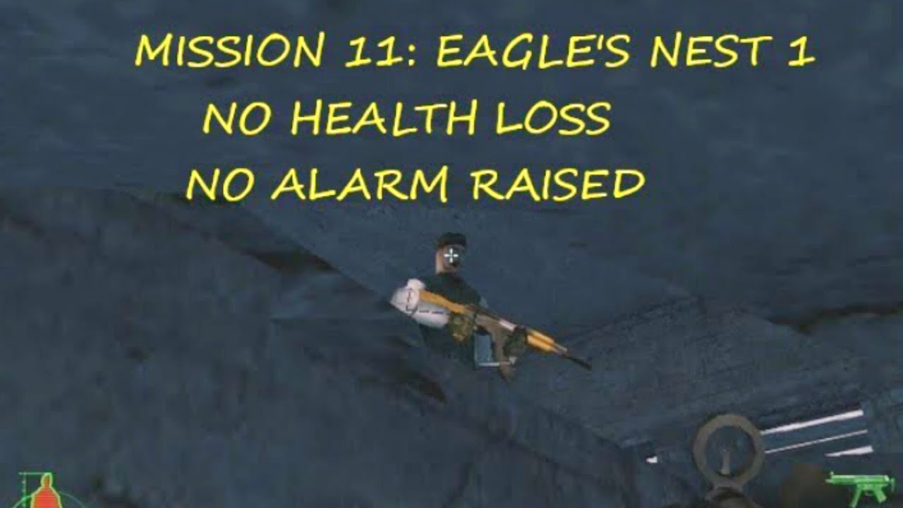 Mission 11 Project IGI Eagle's Nest 1 walkthrough stealth, strategy, no health loss, no alarm raised