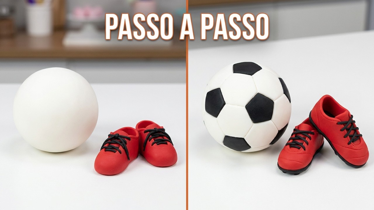 Doces personalizados de Bola e Chuteira