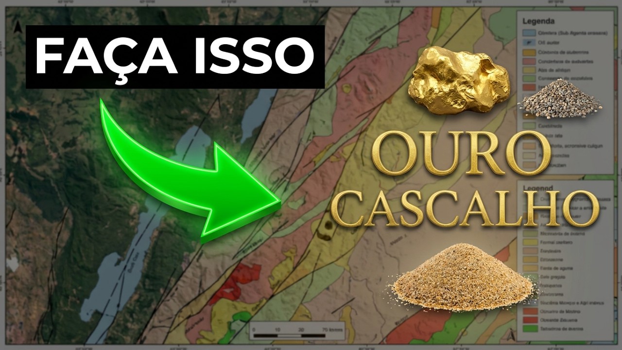 ÁREA LIVRE PARA MINERAÇÃO: OURO - CASCALHO E AREIA