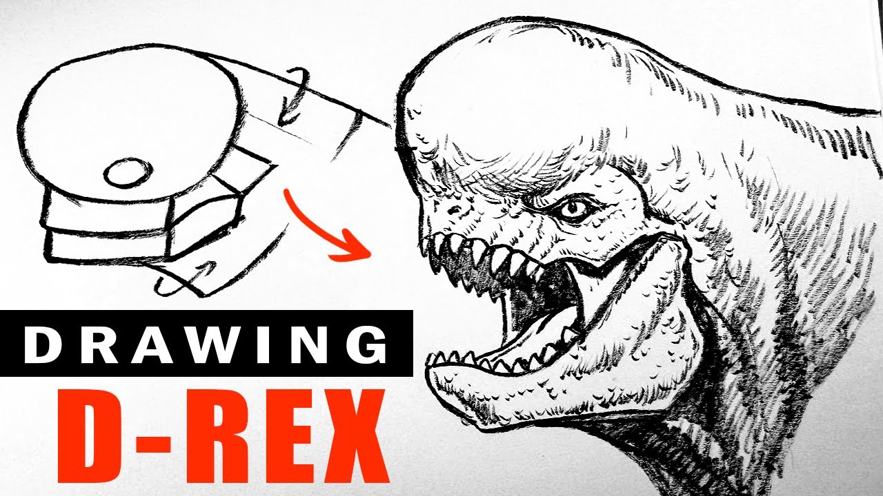 How to Draw Jurassic World | Distorus Rex