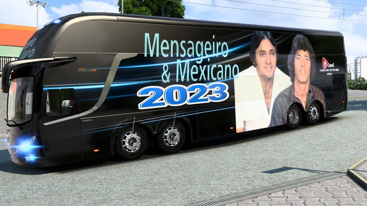 MENSAGEIRO & MEXICANO SERTANEJO RAIZ 2023 NO BUS TOP SHOW