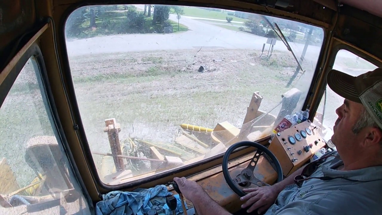 Cameco S32 Whole Stalk Sugarcane Harvester Cab View