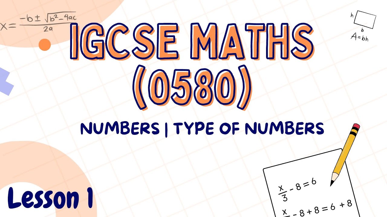 Numbers | Types of Numbers | Lesson 1 Part 1 | Cambridge IGCSE Mathematics (0580)