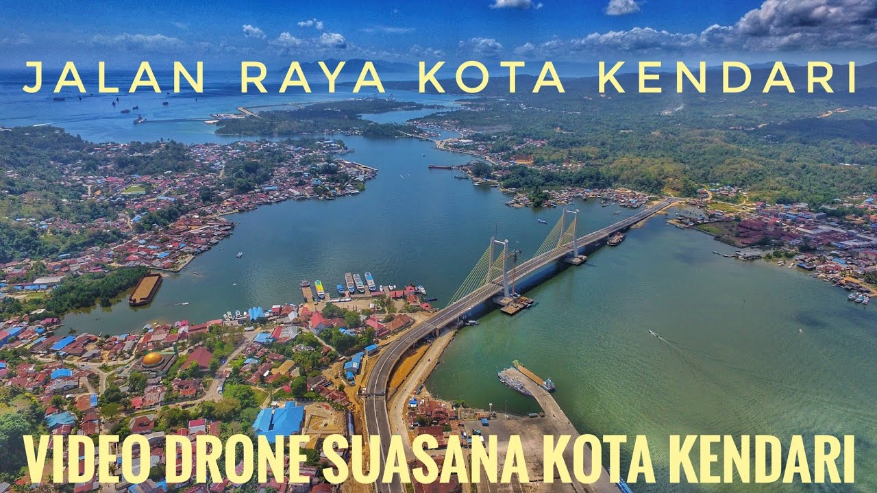 Video Drone Jalan Raya Kota Kendari part 1