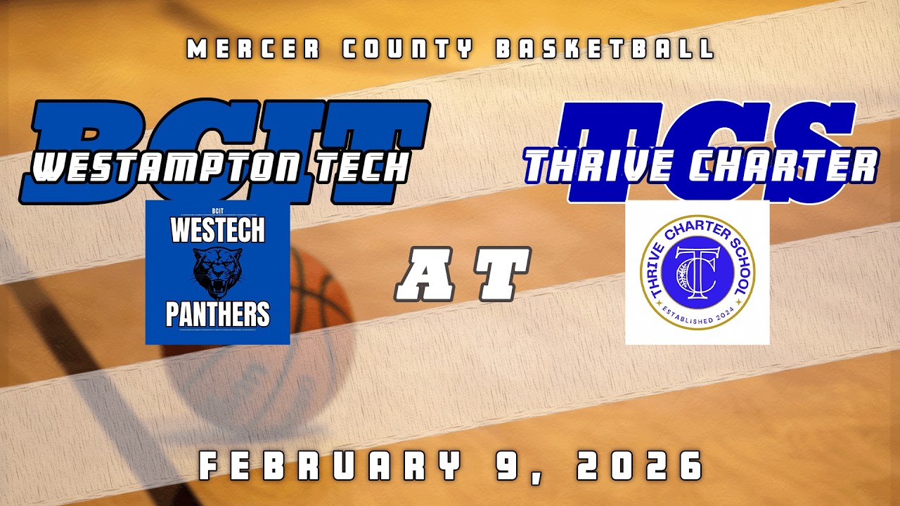High School Basketball | Westampton Tech Panthers Boys at Thrive Charter Titans 2/9/26