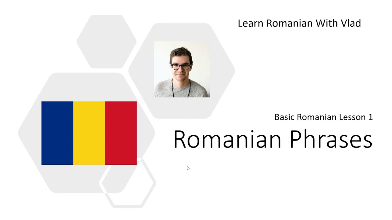 Румынские фразы и выражения, урок 1