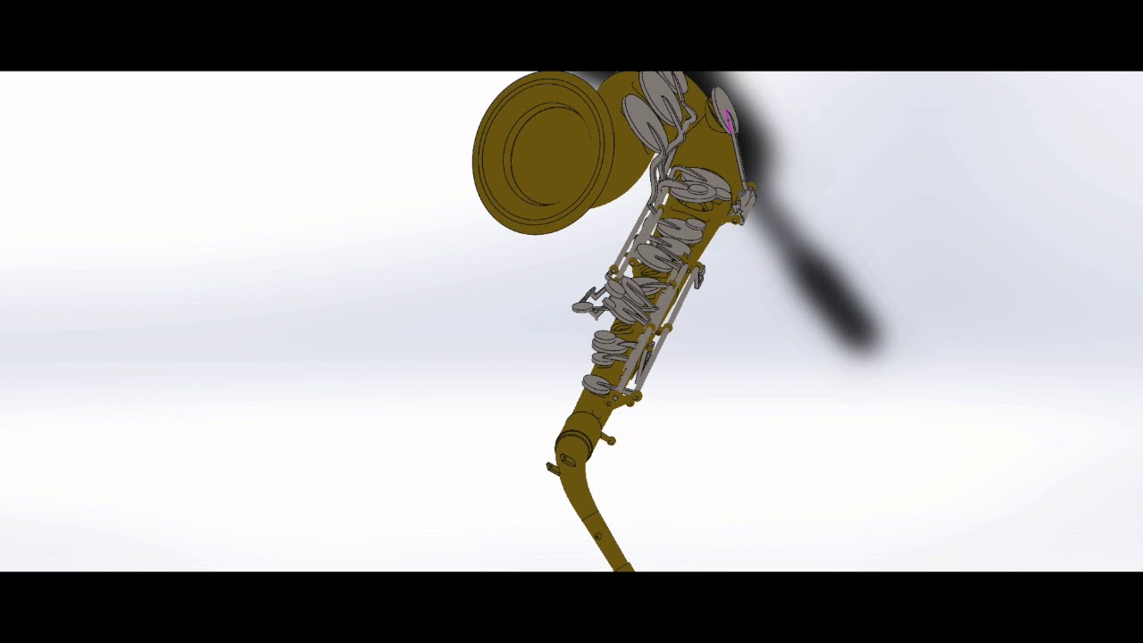 Ognjen Cosic Alto Sax Solidworks 2019